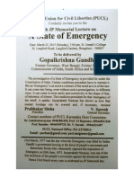 A state of Emergency 