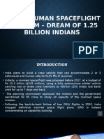 Indian Human Spacelight Program - Dream Of 1.25 Billion Indians