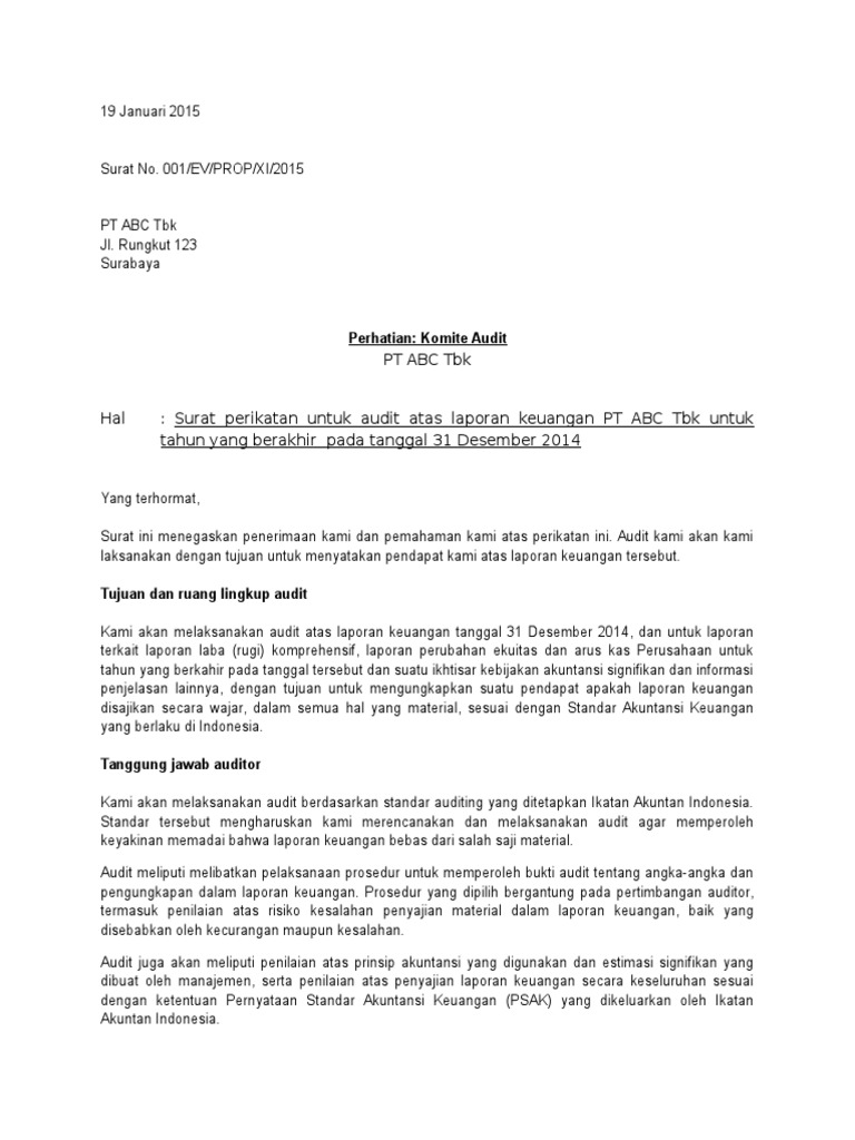 Perikatan Audit Kap