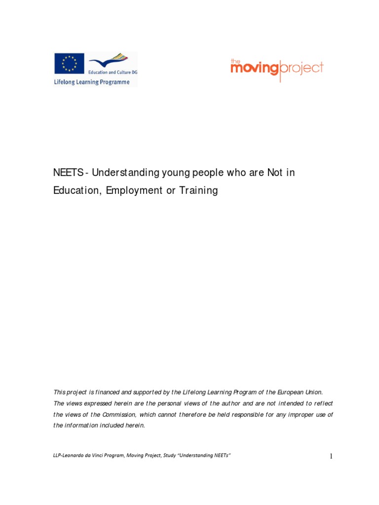 Research Report - Understanding NEETS | PDF | Apprenticeship | Unemployment