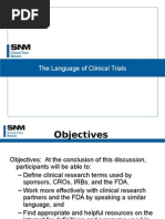 Language of Clinical Trials