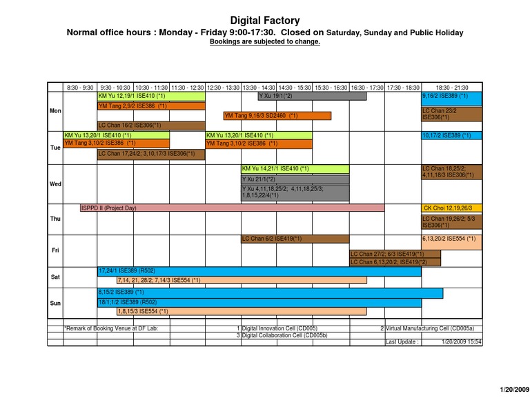 DF Timetable | PDF