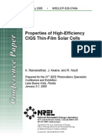 Properties of High-Efficiency CIGS Thin-Film Solar Cells: February 2005 - NREL/CP-520-37404