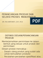 Perancangan Produk Dan Seleksi Proses