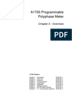 A1700 Programmable Polyphase Meter: Chapter 2 - Overview