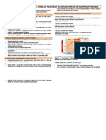 Planificación Del Tiempo de Trabajo Y Estudio - Elaboración de Un Horario Personal