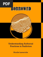 Download Borrowed Understanding Authorial Practices in Fanfiction  by setsuna_cutey SN25964789 doc pdf