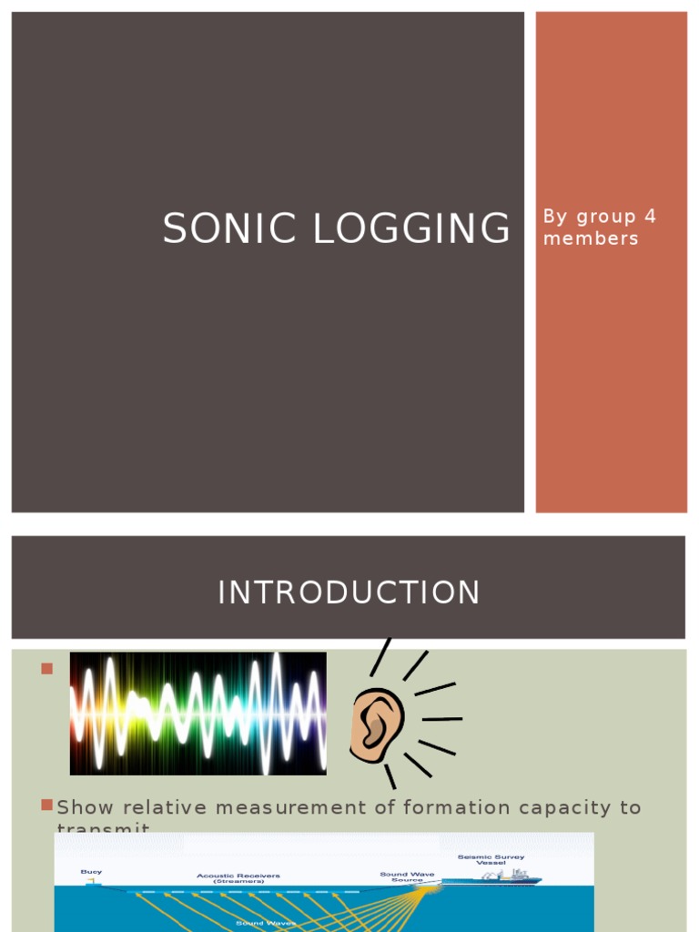 Sonic Logging: by Group 4 Members | PDF | Normal Mode | Waves