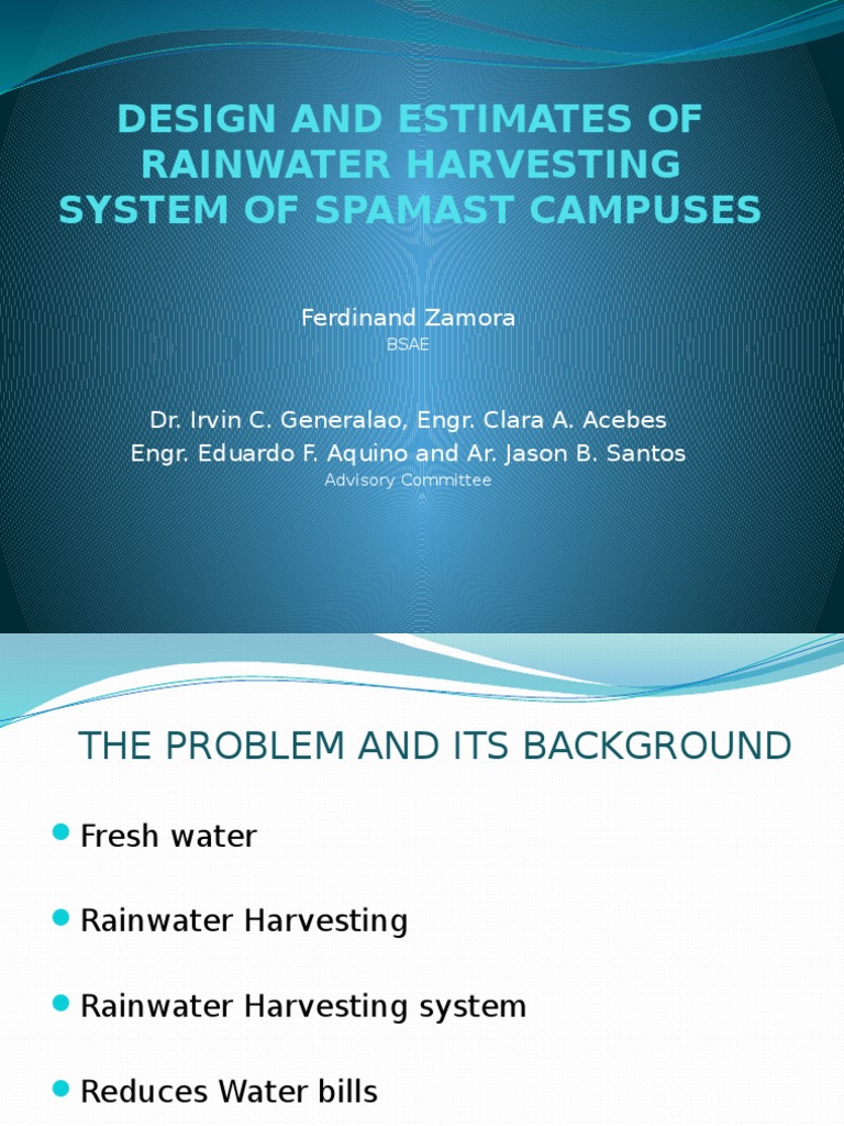 Rain water harvesting project pdf picture