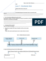 U1l7 Worldwide Web Worksheet Jaf