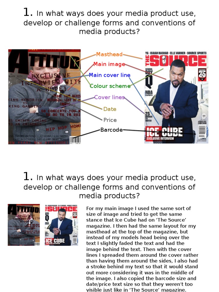 In What Ways Does Your Media Product Use, Develop or Challenge Forms ...