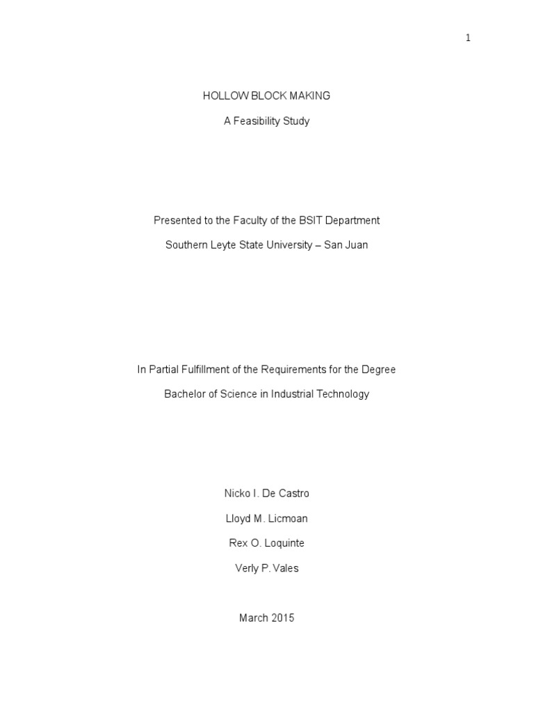 Block industry business plan template image