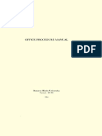 Office Procedure Manual: A Concise Guide