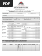 Membership Update Form