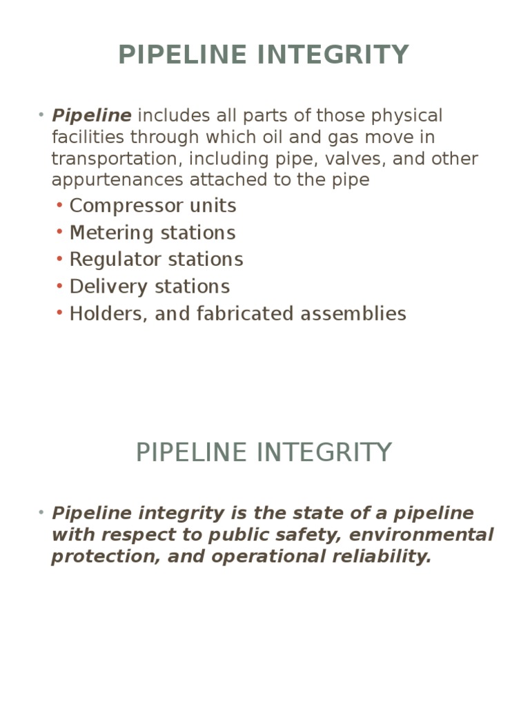 Understanding Pipeline Integrity Standards | PDF | Computers