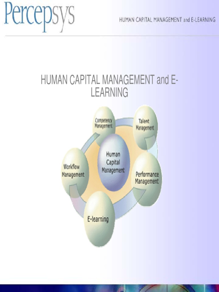 E-Learning in Human Capital Management | PDF | Educational Technology ...