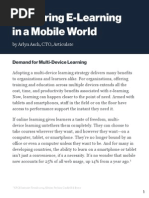 Download Delivering E-Learning in a Mobile World by Mark Schwartz SN259660147 doc pdf