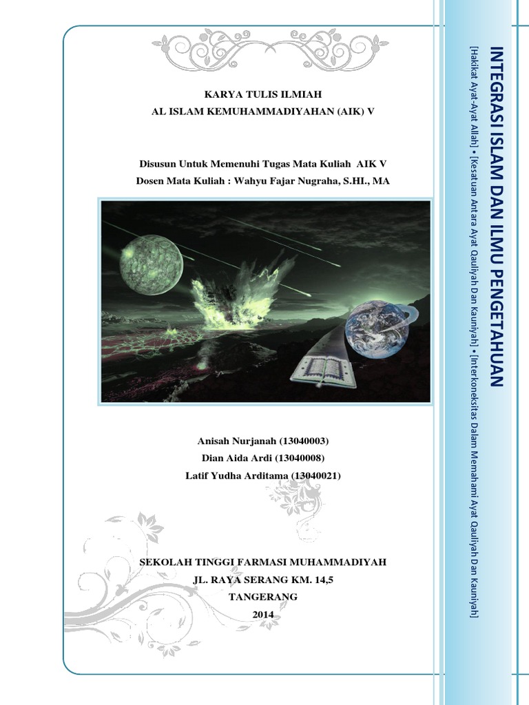 Integrasi Islam Dan Ilmu Pengetahuan