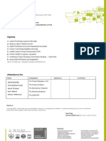 Workshop 01 Agenda - Attendance 2 Charrette