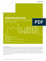 Counting On Cash: An Active Approach To Sustainable Equity Returns