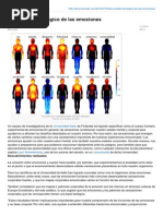 El mapa corporal de las emociones | PDF | Las emociones | Amor