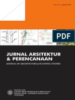 Download Jurnal Arsitektur Dan Perencanaan Vol 4 No 2 Oktober 2010 by Izmiko J Rahman SN259670800 doc pdf