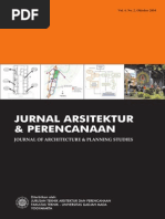 Download Jurnal Arsitektur Dan Perencanaan Vol 4 No 2 Oktober 2010 by Izmiko J Rahman SN259670800 doc pdf