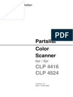 Parts Manual ScannerCLP 4416 4524