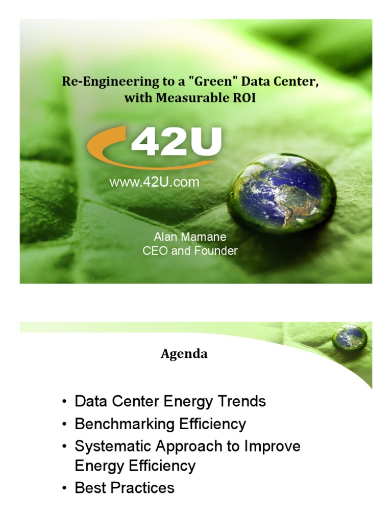 Green Data Center With ROI | PDF | Data Center | Efficient Energy Use