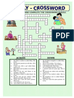 Read The Clues and Complete The Crossword Puzzle.: Across Down