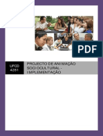 Índice Manual Ufcd 4281 - Projecto de Animação Sociocultural Implementação