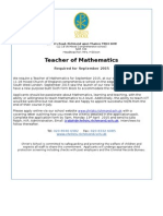 Teacher of Mathematics