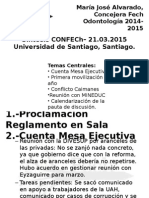 PLENO Confech -21 de Marzo 2015