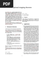 Optional Stopping Theorem PDF