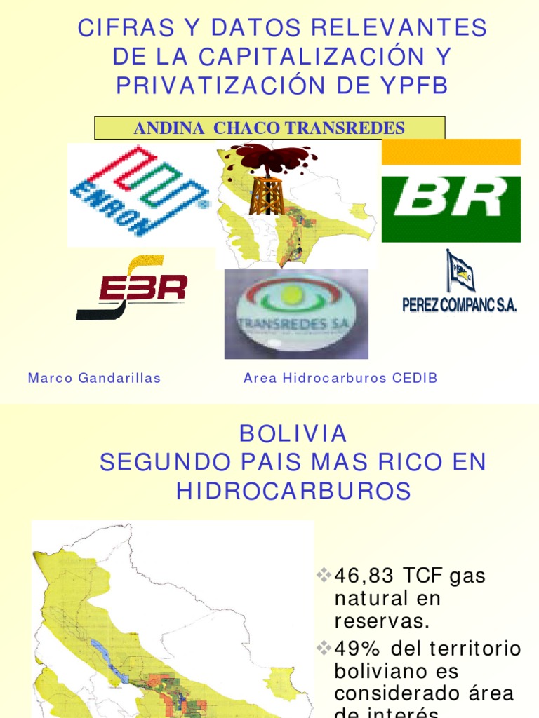 Los Hidrocarburos en Bolivia Cifras y Datos Relevantes de La ...