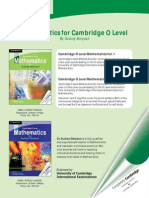 O Levels Maths Intro Book