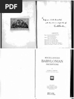 Miscellaneous Babylonian Inscriptions - 5
