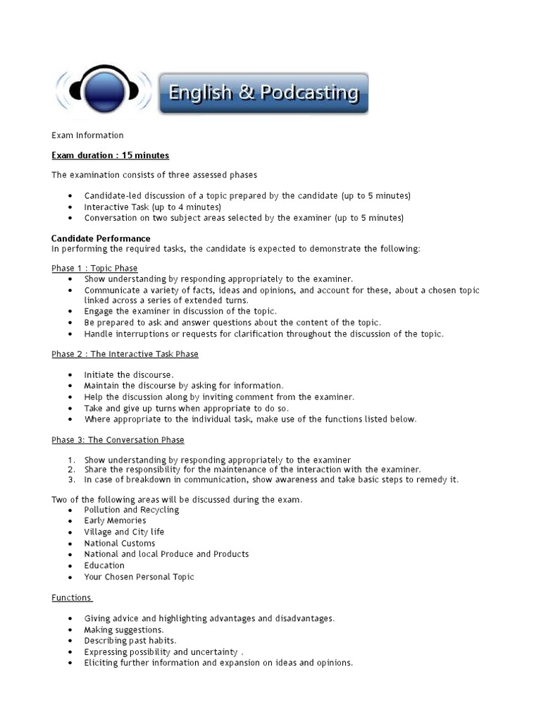 Exam Structure and Candidate Guidelines | PDF