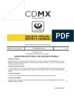 Gaceta Oficial Del DF 23 de Marzo de 2015