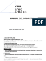 Manual para Honda 150cc