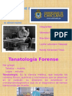 Tanatología Forense Facultad Derecho Curso Medicina Legal
