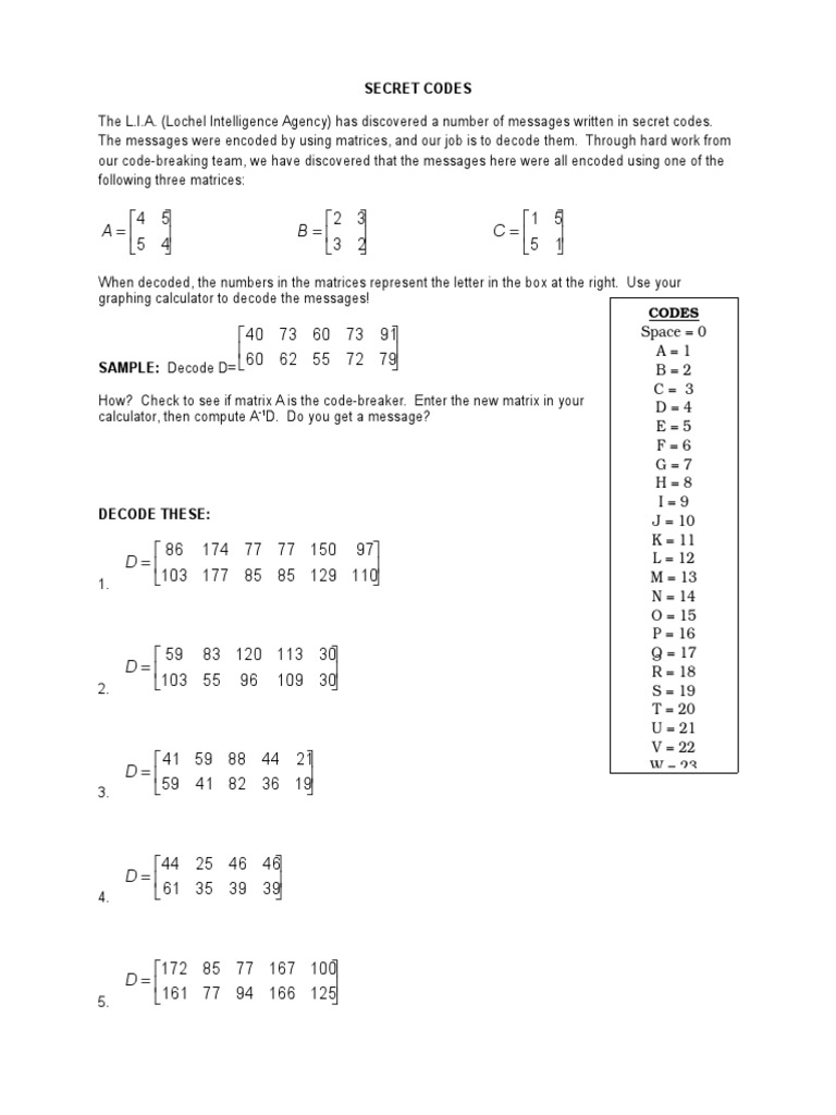 Matrix Code Decoding Guide | PDF | Computers | Technology & Engineering
