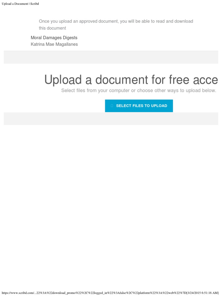 Upload A Document - Scribd PDF | PDF | Business | Technology & Engineering
