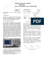 Lab. Medidas de Tensão e Frequência Com o Osciloscópio