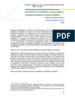 2014 - Os Micro Campos Da Didática Da HistóriaA Teoria Da História de Jörn Rüsen, Pesquisas Acadêmicas e o Ensino Da História - Revista de Teoria Da História - UFG