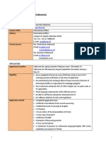 Indonesia Uni Fact Sheet 2014