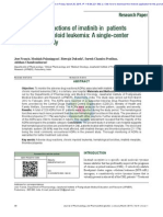 Adverse Drug Reactions of Imatinib in Patients With Chronic Myeloid Leukemia-A Single-center Surveillance Study