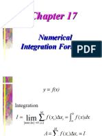 Numerical Integration Formulas