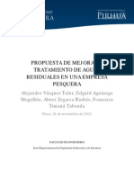 Tratamiento de agua en industria pesquera