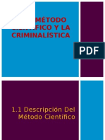 1 Metodo Cientifico y La Criminalistica